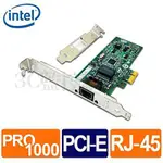 INTEL 英特爾 9301CT 1G 單埠RJ45 桌上型網路卡 PCI-E BULK 裸裝 含稅