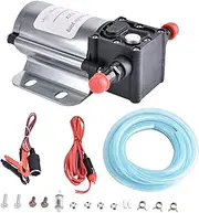 PSUPOSUQ Fuel Transfer Pump Kits, 12 Volt Electric Fuel Transfer Pumps, High Efficiency Self-priming Pumps for Pumping Gasoline, Diesel, Kerosene, Water and Liquids, HP-8812
