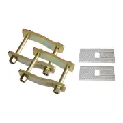 Pair Rear Extended Shackles Leaf Spring Wedges for Mitsubishi Triton ML MN 06-15