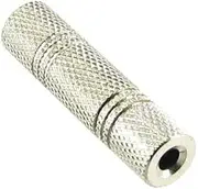 3.5mm Mono Female to Female Socket Cable Connector Adaptor Plug Shielded Hi-Fi