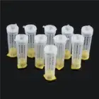 10X Beekeeping Rearing Cup Kit Bee Queen Cages Roller Beekeeper Equipme -b_ch