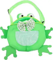 SWOOMEY National Shell Bag Oxford Cloth Shell Storage and Girls Beach Toys Bag Beach Necessities Cartoon Frog Pattern