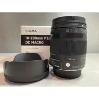 在飛比找蝦皮購物優惠-【新品出清】 SIGMA 18-200MM F3.5-6.3