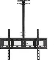 Ceiling TV Bracket, Height Adjustable TV Wall Ceiling Mounts with Tilt Swivel, Fits 32-70 Inch Flat Panel TV Screens TV Mount TV Stand