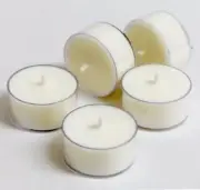 BULK BUY, UNSCENTED NATURAL SOY WAX TEALIGHT CANDLES, HANDMADE IN AUSTRALIA