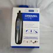 Dremel Lite Cordless Rotary Tool 7760-N/10 W/10 Accessories Rechargeable