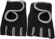 EXAOMBLE Breathable Half Finger Weight Lifting Gloves for Men Women Non Slip Protective Fitness Gloves for Gym Cycling Outdoor Activities Comfortable Ergonomic Design
