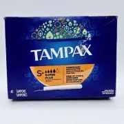 Tampax Tampons Super Plus Absorbency Cardboard Applicator 40 Count