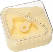 ELAYARD Silicone Popsicle Mold with Lid Creative Cartoon Shape Ice Cream Maker for DIY Popsicles and Ice Cubes Fun Kitchen Accessory for Family Events and Parties Yellow