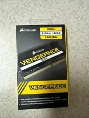 Corsair 32GB (2 x 16GB) PC4 21300 (DDR4 2666) Memory (CMSX32GX4M2A2666C18)