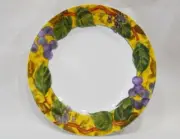 1 NEW Corelle TUSCAN VINE 8 1/2" LUNCH Plate VINEYARD PURPLE Wine GRAPE LEAVES