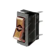 Narva Illuminated Off / On Rocker Switch with push on terminal - Blue