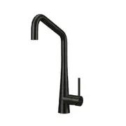Oliveri Essente 316 Tap Square Gooseneck Mixer Lead Free Black SS31670-BL