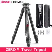 Coman Zero Y Carbon Fiber Travel Tripod with 1/4 Screw 360° Adjustable Ballhead
