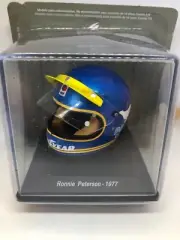 RONNIE PETERSON 1977 ELF TEAM TYRRELL FORMULA 1 MINI HELMET (SCALE 1:5)