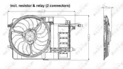 RTG Engine Cooling Fan Fits Mini Cooper 2001-2003 One 2001-2003 1.6