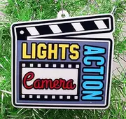 Cinema Acting Drama Action Clipboard Ornament ... Lights Camera Action