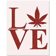 Weed Leaf Stencil – Reusable & Durable – 10 Mil High Quality Mylar