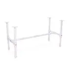 Econoco PSNTSWH Pipeline Small White Nesting Table