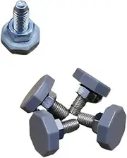 Compatibility for Bosch Compatibility for Siemens Drum Washing Machine Bottom Adjustable Screw Fixing Non-Slip Foot Mats Accessories(4Pcs)
