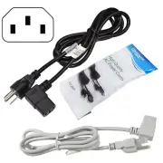 AC Power Cable Cord Right Angle for Voodoo Series Labs Pedal Power, Mains Cable
