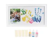 Family Photo Frame Big Hand Print Small Handprint Commemorative Photo Frame Set