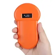 134.2khz Handheld Electronic Pet Scanner Animal Microchip Reader Orange Fit