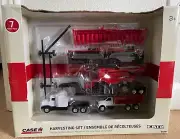 NIP 2019 Ertl Case IH 9250 Combine Harvesting 7pc Set 1/64 Scale #44165