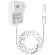 5V 1.5A Charger Cord AC DC Power Adapter with Type C and Micro USB Connector ...