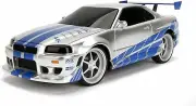 Jada 1/24 NISSAN BRIAN'S SKYLINE GT-R 1999 R/C - FAST & FURIOUS II (2003)