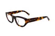 Eyewear Frames Marni LAAMU ATOLL I7R CLASSIC HAVANA 53/21/145 UNISEX Brown 53 mm
