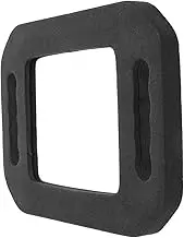 Generic Barber Handle Foam Back Mirror Unbreakable Wall Mounted Mirror for Hair Salons and Home Use Lightweight Design with Noise Reducing Edges for Self Haircuts