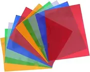 DIYEAH 10pcs Plastic File Pouches A4 Document Folder Front Pocket Lightweight for Office School and Personal Use