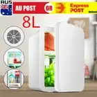 Portable 8L Mini Fridge Table Top Electric Small Cooler Ice Box For Bedroom Bar