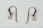 50 each (25 pr) 14k GOLD Filled GF FRENCH HOOKS Earrings Ear Wires ~ Ball + Loop