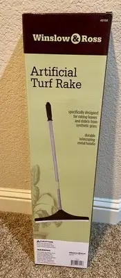 Winslow & Ross Outdoor Gardening Turf Rake For Synthetic Grass