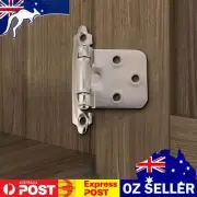 2Pcs Overlay Cabinet Door Flush Hinges Overlay Flush Cabinet Hinges for DIY