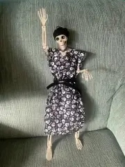 16" Custom Dressed Skeleton Full Body Poseable Movable Joints