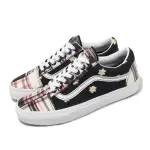 【VANS】休閒鞋 OLD SKOOL 男鞋 女鞋 黑 白 帆布 格紋 小花 刺繡 經典(VN0A5KRSUUW)