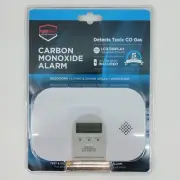 Carbon Monoxide Alarm LCD Display Detects Toxic CO Gas Battery Powered