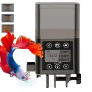 Automatic Fish Feeder for Aquarium, 320ML LCD Display Auto Fishes Food Dispen...