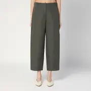 ['S Max Mara] Baggy trousers in clay colour 42 IT Blue