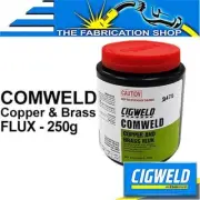Comweld Copper & Brass Flux – 250g Braze Welding Paste Bronze Rod Cigweld 321822
