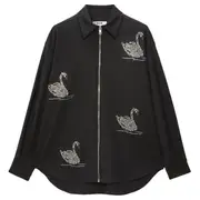 [MSGM] Swans Long Sleeve Shirt