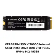 VERBATIM SSD Vi7000G Internal Solid State Drive Disk 2TB PCIe4 NVMe M.2 49368