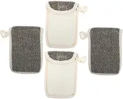 Baluue 4pcs Soap Pouches Reusable Bar Soap Bag Homemade Pouch Wall Hanging Linen Savers