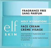 e.l.f. SKIN Holy Hydration! Face Cream, Smooth, Non-Greasy, Lightweight, Nourishing, Moisturises, Softens, Absorbs Quickly, Suitable For All Skin Types