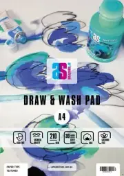 Art Spectrum Draw and Wash Pad A4, 210gsm, 30 Sheets