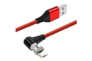 TEGAL E360 Sideway Magnetic Fast Charging Cable for Micro USB Red 2m