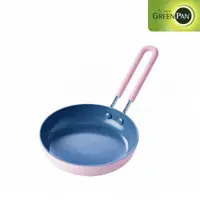 在飛比找ETMall東森購物網優惠-GreenPan 迷你煎蛋鍋12.7cm(玫粉) 不挑爐具/